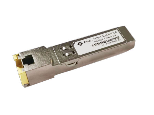 Buy Hot Pluggable Copper Transceiver SFP RJ45 3.3V High Speed TCS-TGD0-01DCR online manufacture