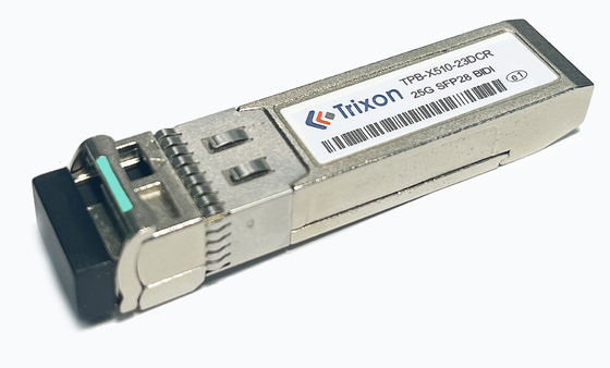 주문 BIDI TX1270nm RX1310nm 25G SFP28 트랜시버 10km 거리의 TPB-X510-23DCR 온라인 제품