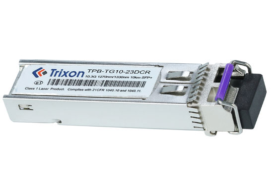 Αγορά TPB-TG10-23DCR 10G 10km TX1270nm,RX1310nm BIDI LC Connector SFP+ Transceiver Module MSA SFF-8472 Συμμορφούμενη σε απευθείας σύνδεση κατασκευή