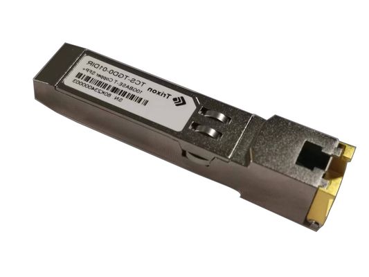 Hot Pluggable Copper Transceiver SFP RJ45 3.3V High Speed TCS-TGD0-01DCR